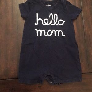 Baby Gap Hello Mom Romper